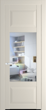 Межкомнатная дверь Profil Doors 1.3.3 PD Прозрачное Кремовая Магнолия (RAL 120-04)