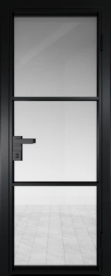Алюминиевая дверь Profil Doors 13 AG Шампань Прозрачное