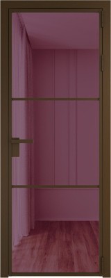 Алюминиевая дверь Profil Doors 13 AG Деорэ Фиолетовый Шпион