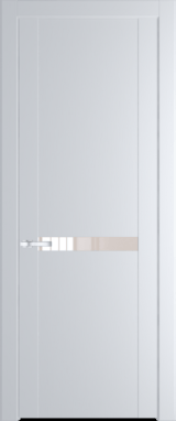 Межкомнатная дверь Profil Doors 1.4 P Lacobel Перламутровый лак Вайт (RAL 110 96 02)