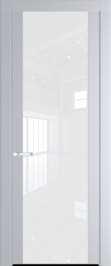 Межкомнатная дверь Profil Doors 1.7 P Лак классик Лайт Грей (RAL 870-01)