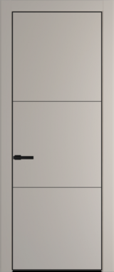 Межкомнатная дверь Profil Doors 13 PE Сэнд Черный матовый RAL9005