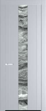 Межкомнатная дверь Profil Doors 1.9 P Атриум серебро Лайт Грей (RAL 870-01)