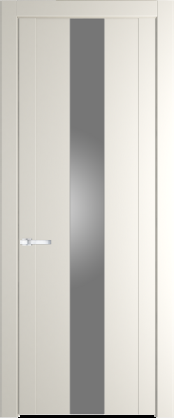 Межкомнатная дверь Profil Doors Orange 1.9P.O Монохром серебро (серебро матлак) Перламутр белый