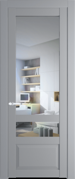 Межкомнатная дверь Profil Doors 2.5.4 PD Смоки (RAL 870-02) Прозрачное
