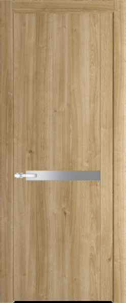 Межкомнатная дверь Profil Doors 1.4 N Монохром серебро (серебро матлак) Дуб Карамель