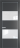 Межкомнатная дверь Profil Doors 22 PA Серебро Лак классик Графит (Pantone 425С)