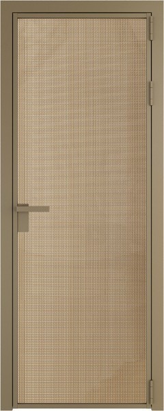 Алюминиевая дверь Profil Doors 1 AG Шампань Кризет Золото