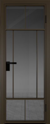 Алюминиевая дверь Profil Doors 10 AG Деорэ Тонированное