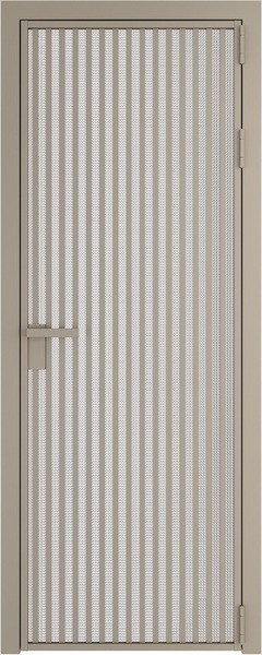 Алюминиевая дверь Profil Doors 11 AG Никель матовый Кризет