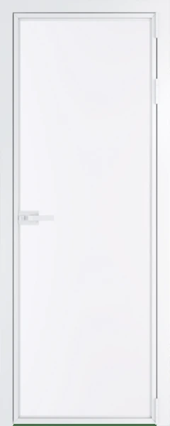 Алюминиевая дверь Profil Doors 1AX Вайт Монохром белый просветленный