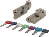 Цилиндровый Punto (Пунто) механизм MaxPro7002Knob90mm(30+10+50) SN никель 7key с вертушкой