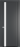 Межкомнатная дверь Profil Doors 1.2 P Монохром белый просветленный Графит (Pantone 425С)
