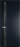 Межкомнатная дверь Profil Doors 1.2 P Зеркало Grey Нэви Блу (RAL 7016)