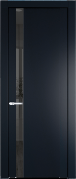 Межкомнатная дверь Profil Doors 1.2 P Зеркало Grey Нэви Блу (RAL 7016)
