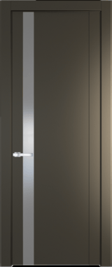 Межкомнатная дверь Profil Doors 1.2 P Lacobel Серебряный лак Перламутр бронза