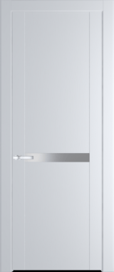 Межкомнатная дверь Profil Doors 1.4 P Lacobel Серебряный лак Вайт (RAL 110 96 02)