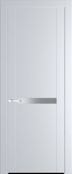 Межкомнатная дверь Profil Doors 1.4 P Lacobel Серебряный лак Вайт (RAL 110 96 02)