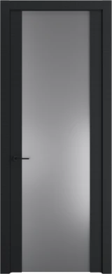 Межкомнатная дверь Profil Doors Orange 1.13P.O Монохром серебро (серебро матлак) Блэк Элегант