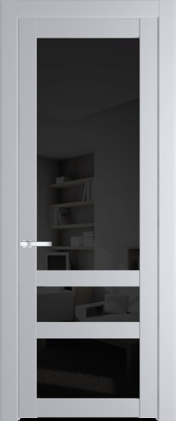 Межкомнатная дверь Profil Doors 2.5.2 PD Лайт Грей (RAL 870-01) Черное тонированное