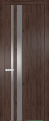 Межкомнатная дверь Profil Doors 20 NW Lacobel Серебряный лак Дуб Тобакко