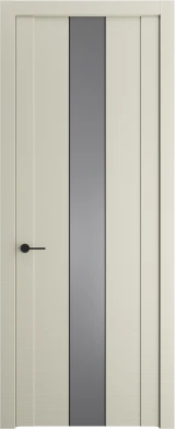 Межкомнатная дверь Profil Doors Orange 1.9P.O Монохром серебро (серебро матлак) Перламутр белый Элегант