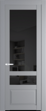 Межкомнатная дверь Profil Doors 2.5.4 PD Смоки (RAL 870-02) Черное тонированное
