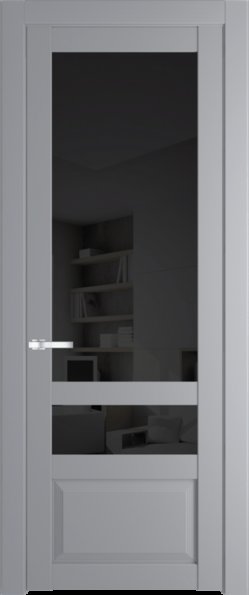 Межкомнатная дверь Profil Doors 2.5.4 PD Смоки (RAL 870-02) Черное тонированное