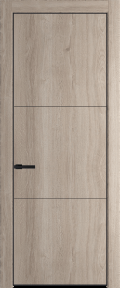 Межкомнатная дверь Profil Doors 13 NA Черный матовый Дуб Сонома