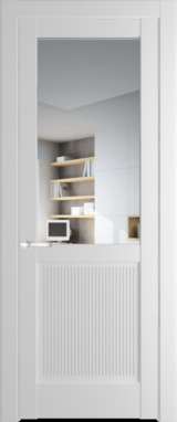 Межкомнатная дверь Profil Doors 2.2.2 PM Прозрачное Крем Вайт (RAL 120-02)