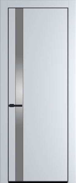 Межкомнатная дверь Profil Doors 18 PA Черный матовый Зеркало Blue Сэнд
