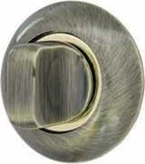 Ручка Armadillo (Армадилло) поворотная BK6.R.LD54 (BK6) AB/GP-7 бронза/золото