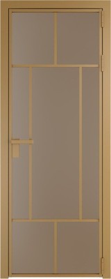 Алюминиевая дверь Profil Doors 10 AG Золото Монохром капучино