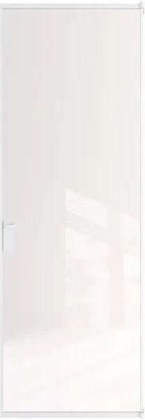 Алюминиевая дверь Profil Doors 1AT ГЛЯНЕЦ Вайт Белый триплекс