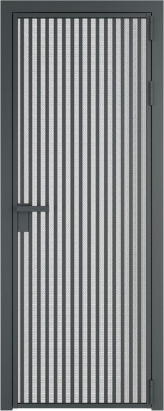 Алюминиевая дверь Profil Doors 11 AG Серая ночь Кризет