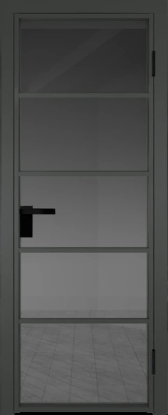 Алюминиевая дверь Profil Doors 14 AG Серая ночь Тонированное