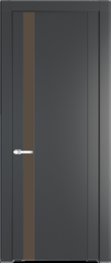 Межкомнатная дверь Profil Doors 1.2 P Монохром гляссе Графит (Pantone 425С)