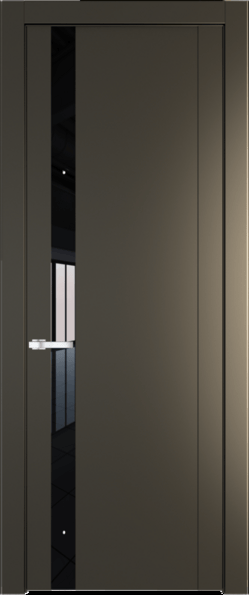Межкомнатная дверь Profil Doors 1.2 P Lacobel Черный лак Перламутр бронза