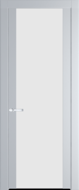 Межкомнатная дверь Profil Doors 1.7 P Монохром белый просветленный Лайт Грей (RAL 870-01)