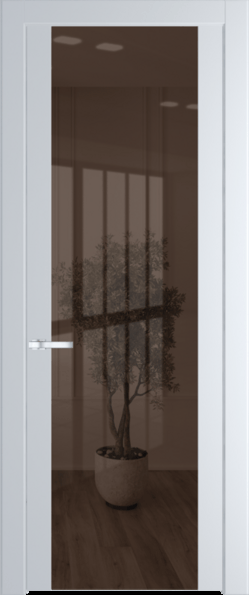 Межкомнатная дверь Profil Doors 1.7 P Зеркало бронзовое Вайт (RAL 110 96 02)