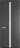 Межкомнатная дверь Profil Doors 1.8 P Lacobel Белый лак Графит (Pantone 425С)
