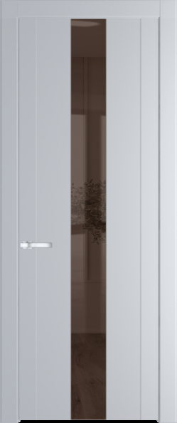 Межкомнатная дверь Profil Doors 1.9 P Зеркало бронзовое Лайт Грей (RAL 870-01)