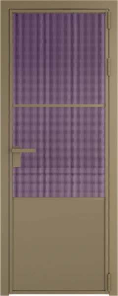 Алюминиевая дверь Profil Doors 20 AG Шампань Мору Фиолетовое