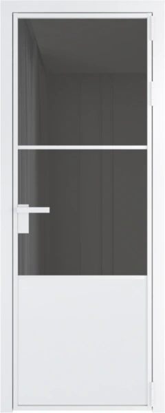 Алюминиевая дверь Profil Doors 20 AG Вайт Тонированное