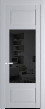 Межкомнатная дверь Profil Doors 2.3.3 PD Лайт Грей (RAL 870-01) Черное тонированное