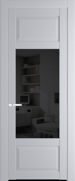 Межкомнатная дверь Profil Doors 2.3.3 PD Лайт Грей (RAL 870-01) Черное тонированное