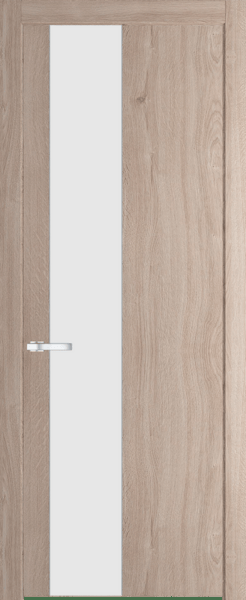 Межкомнатная дверь Profil Doors 19 NW Монохром белый просветленный Дуб Сонома