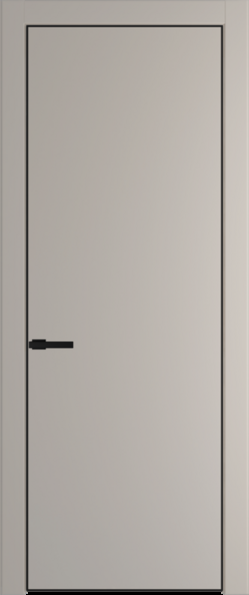 Межкомнатная дверь Profil Doors Orange 1 PE.O Сэнд Черный матовый RAL9005