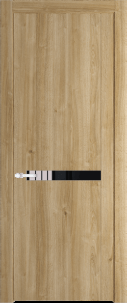 Межкомнатная дверь Profil Doors 1.4 N Черный лак Дуб Карамель