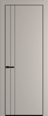 Межкомнатная дверь Profil Doors 12 PA Черный матовый Сэнд